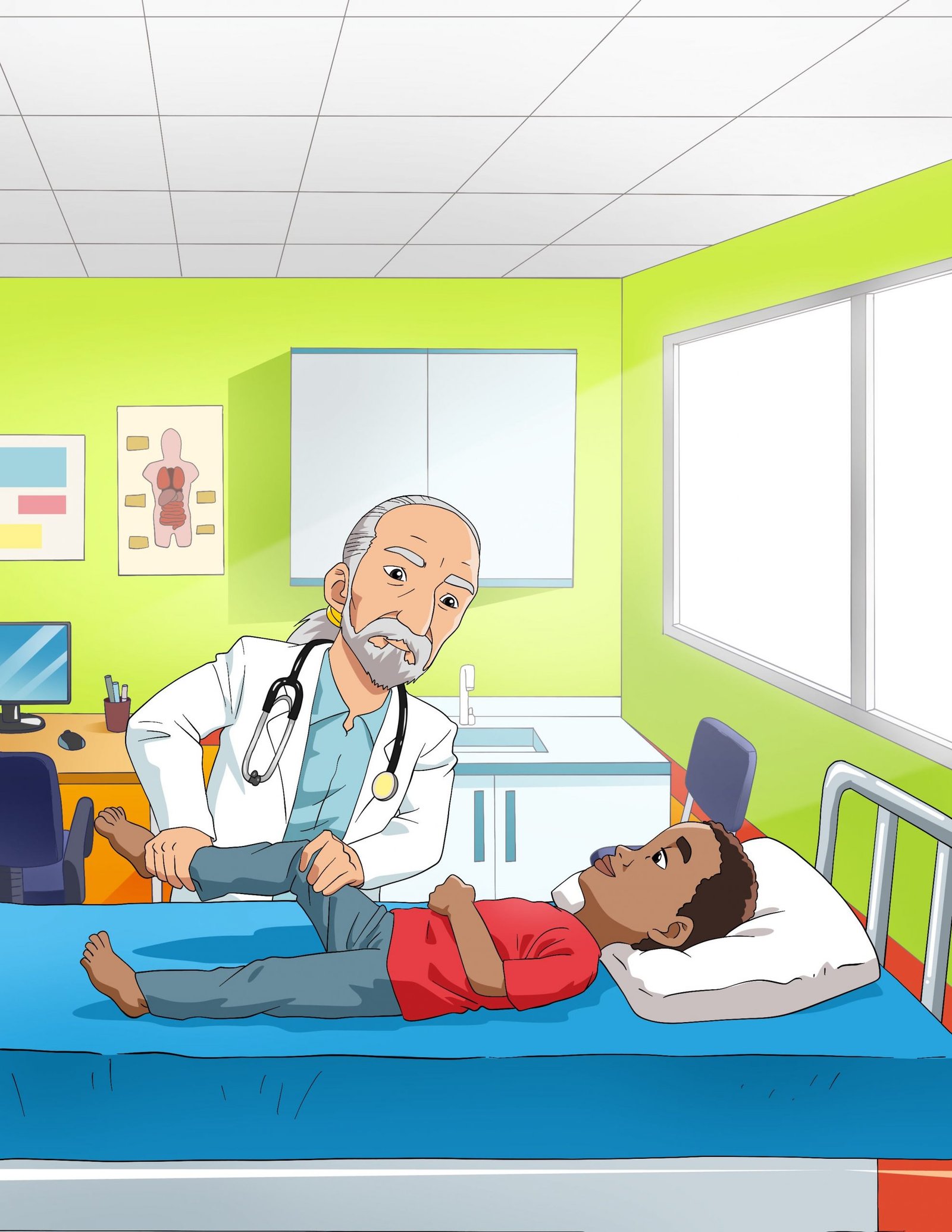 Pockets Visits the Children's Hospital